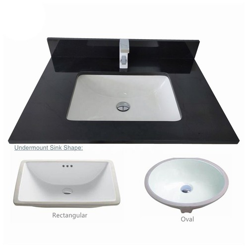 Pure Black Quartz Vanity Countertops Pure Black Quartz Vanity Countertops