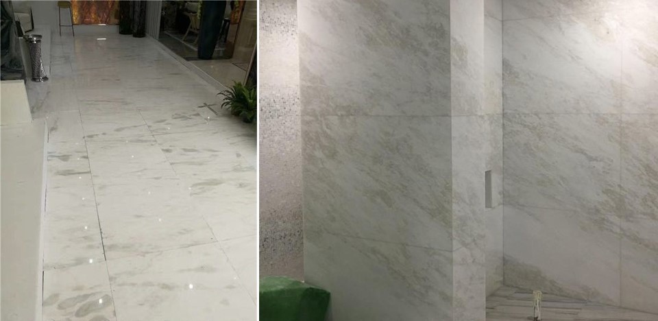 Bianco Rhino White Marble Floor and Wall Tiles