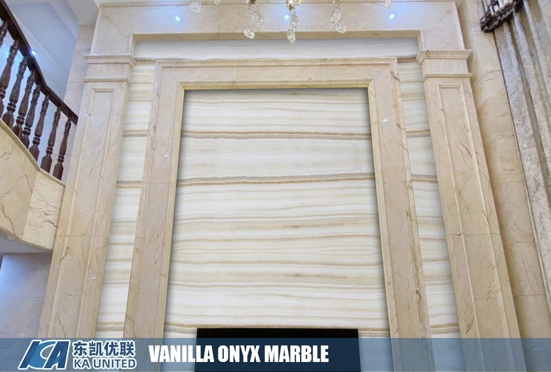 Vanilla Onyx Feature Wall in Villa KA UNITED Vanilla Onyx Feature Wall in Villa KA UNITED