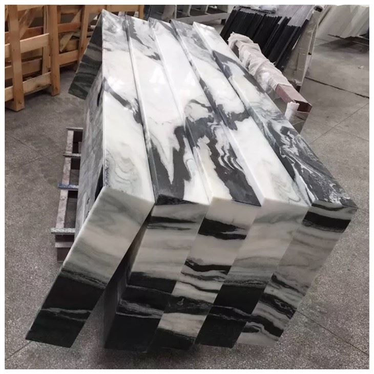 Panda Marble Bathroom Vanity Tops