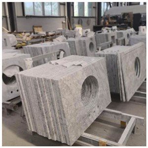 White Carrara Marble Vanity Top