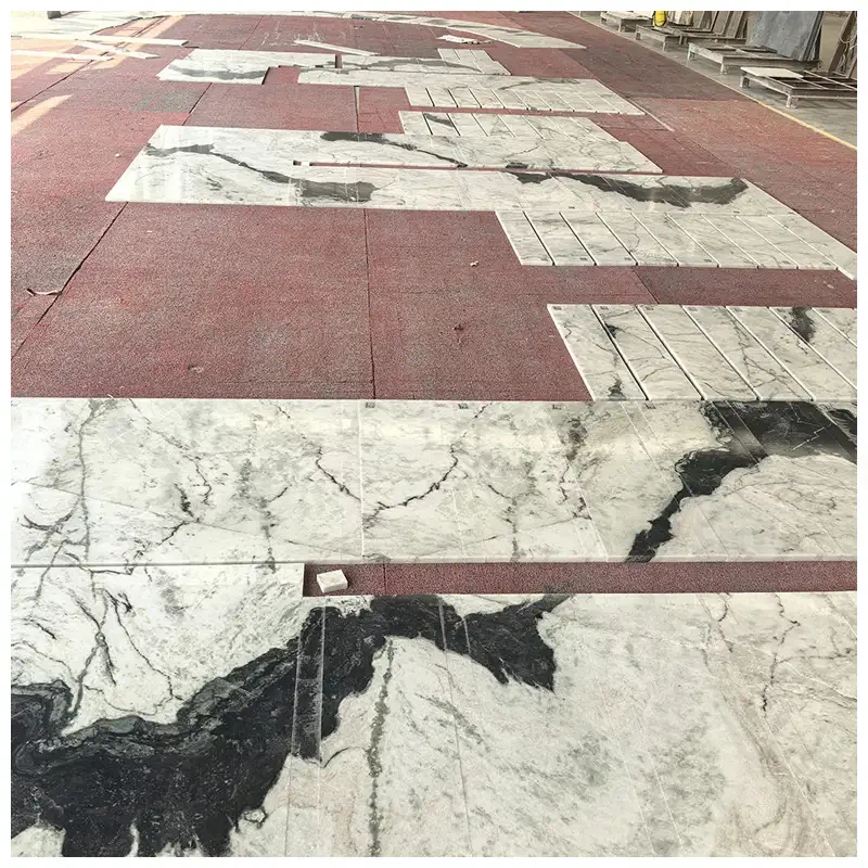 Panda White Quartzite Tiles