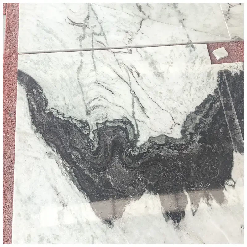 Panda White Exotic Quartzite Tiles