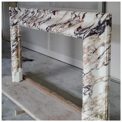 Calacatta Viola Marble Kamin Mantel